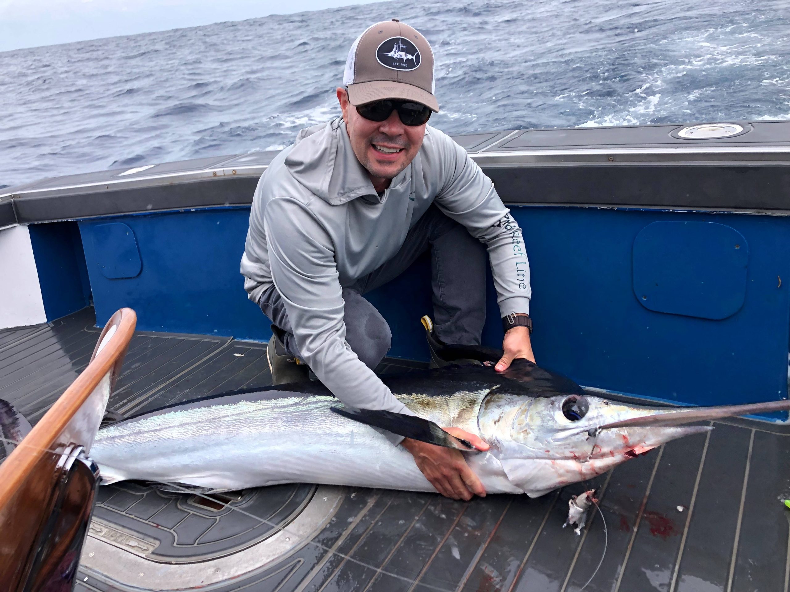 Man with fish